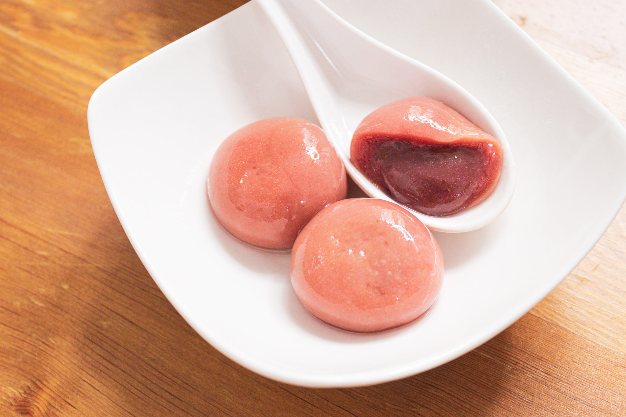  I Mei Strawberry Rice Ball e italiane italiane ricette della 