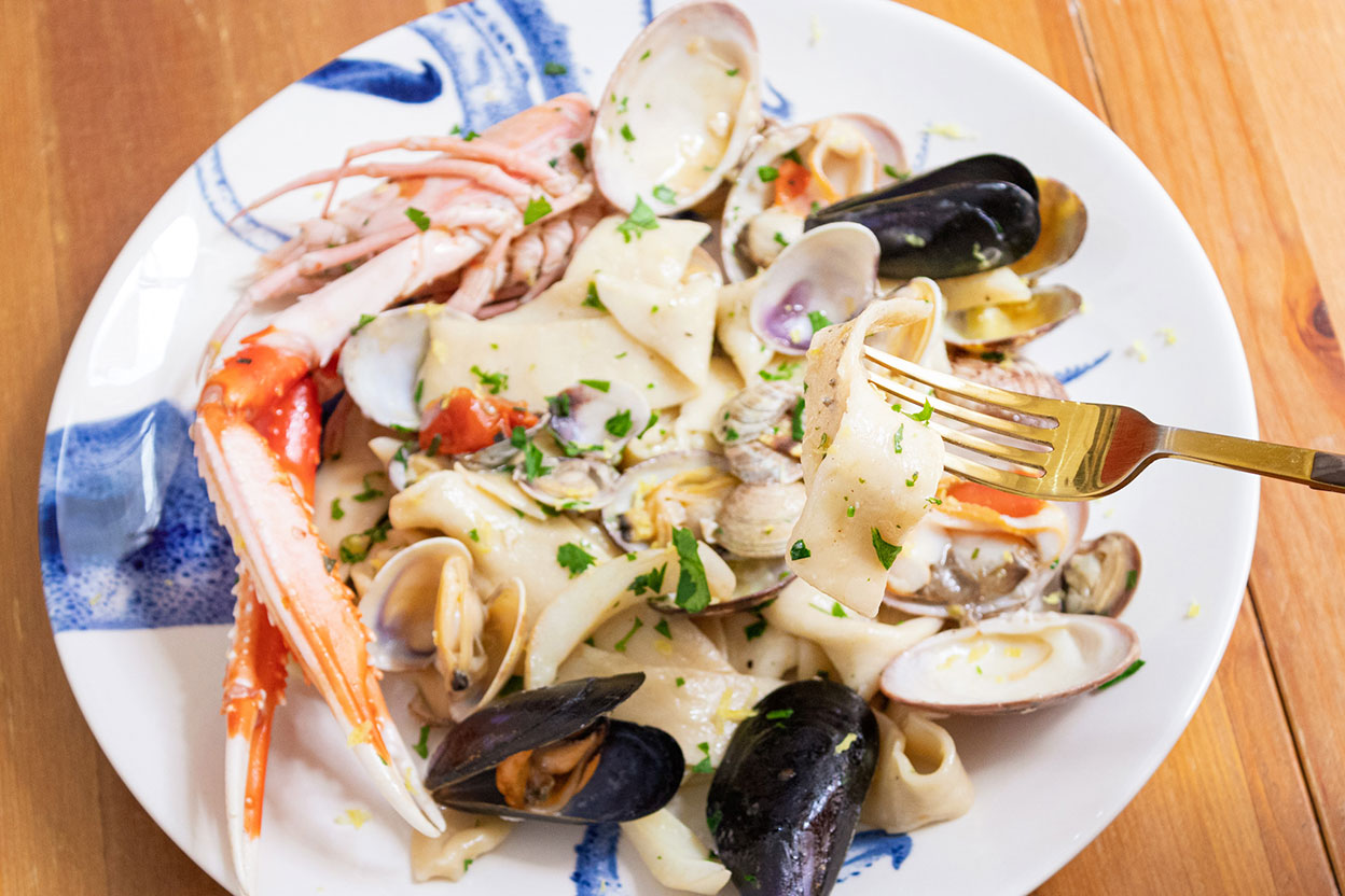   Fettucce alla pescatora vite classiche ricette ricette italiane 