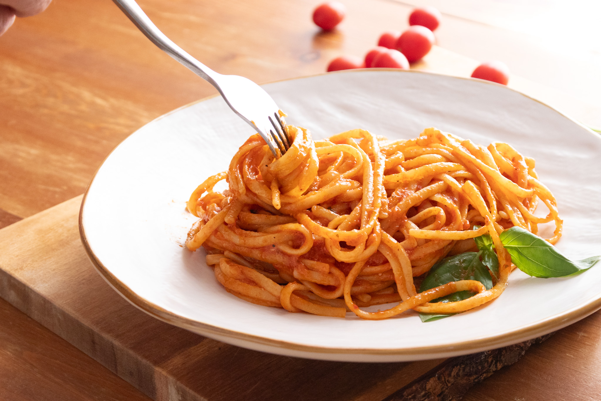 OK Silky Cherry Tomato Pasta ricette italiane con scritte italiane 