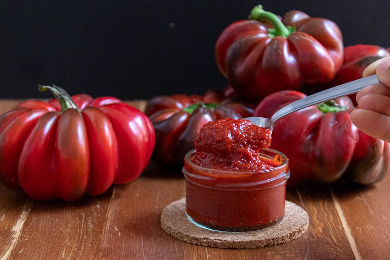  Roasted Red Bell Peppers Paste italiane ricette poco italiane facili 
